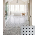 Marmurowa mozaika podłogowa Wzór kamienna mozaika do łazienki